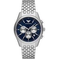 Emporio Armani Men/'s Watch Chronograph, Stainless Steel, AR11582