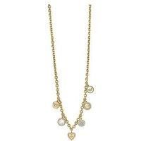 Emporio Armani Women/'s Gold-Tone Brass Station Necklace, EGS3103710