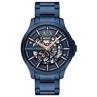 Armani Exchange Automatic Blue Stainless Steel Watch