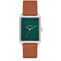 Skagen Men/'s Analog Quartz Watch with Leather Strap SKW6931