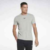 Reebok Men's Workout Ready Piping T-Shirt - Grey, S