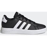 adidas Grand Court 2.0 K Sneaker, core Black/FTWR White/core Black, 1 UK