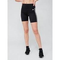 adidas Women/'s Yoga Shorts Training Essentials 3-Stripes