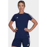 adidas Women/'s Tiro 23 JSY W Jersey (Short Sleeve), Tenabl/White, M