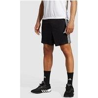 adidas Men/'s Tr-ES PIQ Shorts, Black/White, XL