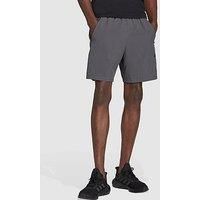 adidas IC6978 TR-ES WV SHO Shorts Men/'s Grey Five/Black Size L 7"