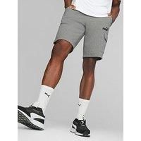 PUMA Mens Essentials Cargo Shorts 10 Tr Short Med Grey Heat L