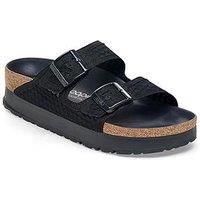 Birkenstock Papillio Arizona Platform Flex Mesh Black