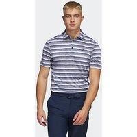 adidas Men/'s Mens Two Color Stripe Polo Shirt L