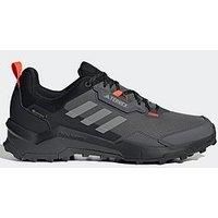 adidas Men/'s Terrex AX4 Gore-TEX Hiking Shoes, Grey Six/Grey Four/Solar Red, 7.5 UK