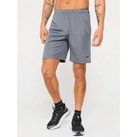 Reebok Men/'s Training Knit Shorts Cold Grey 6 M