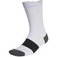 Adidas Mens Running Socks 1Pack - White