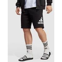 Adidas Sportswear Essentials Big Logo French Terry Shorts - Black