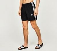 Adidas Originals Originals Adicolor 3-Stripes Swim Shorts - Black/White