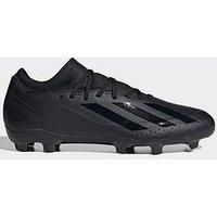 adidas Unisex X Crazyfast.3 Firm Ground Boots Football Shoes, core Black/core Black/core Black, 10 UK