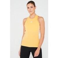 Adidas Womens Train Essentials 3 Stripe Tank - Orange