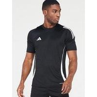 adidas Mens 24 Jersey Drill Top Black/White L