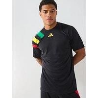 Adidas Men'S Fortore 23 Short Sleeves T-Shirt - Black