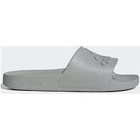 adidas Adilette Aqua Slides, Grey Two/Grey Two/Grey Two, 6 UK