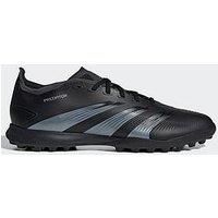 adidas Unisex Predator 24 League Low Turf Boots Sneaker, Core Black/Carbon/Core Black, 9.5 UK