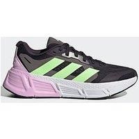 adidas Women/'s Questar Shoes Sneaker, Aurora Black/Green Spark/Bliss Lilac, 8 UK