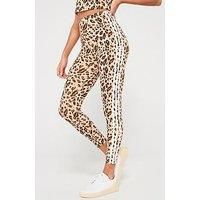 adidas Women Essentials 3 Stripes Animal Print Legging Leggings, XS