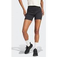 Adidas Sportswear Womens Ribbed Cycle Short - Black