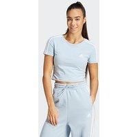 adidas Women Essentials 3 Stripes Baby T-Shirt, XL