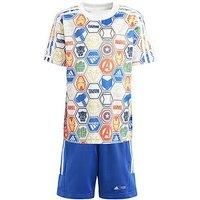 Adidas Sportswear Kids Disney Marvel T-Shirt And Shorts Set - Multi