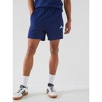 adidas Men/'s Seasonal Essentials Colorblock Shorts, Dark Blue, S