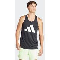 adidas Men/'s Run It Tank Top, Black, S