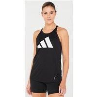 adidas Women Run It Tank Top, XS Black/White