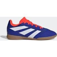 adidas Predator Club J Football Boots Indoor SALA, Cloud White/Lucid Blue/Solar Red, 5 UK