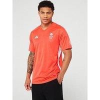 Adidas Mens Team Gb Football Jersey - Red