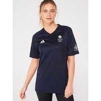 Adidas Women'S Team Gb Football Jersey - Navy