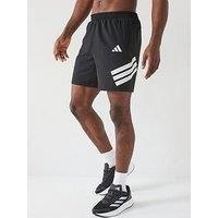 adidas Icon 3-Stripes Shorts, Recycled Polyester, Black