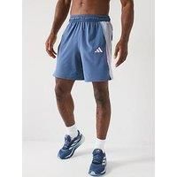 adidas Tech Apparel Colorblock Shorts, Recycled Polyester, Blue