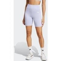 Adidas Womens Training Optime Essentials 7Inch Bike Shorts - Purple