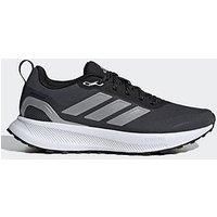 adidas Women/'s RUNFALCON 5 TR Running Shoes, Core Black/Silver Metallic/Carbon, 3.5 UK