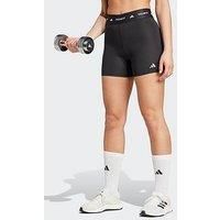 Adidas Womens Training Tech Fit Bike Shorts - Black