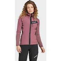 Adidas Terrex Womens Trail Full Zip Hiking Jacket - Pink