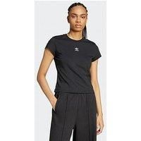 Adidas Originals Womens Essentials Slim Tee - Black