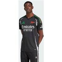 Adidas Arsenal Mens 24/25 Away Stadium Replica Shirt -Black