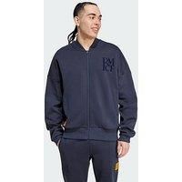 Adidas Real Madrid Seasonal Doubleknit Track Top - Blue