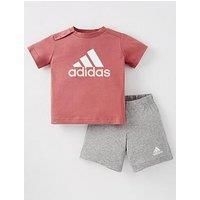 Adidas Sportswear Infant Boys Essentials T-Shirt And Short Set - Purple