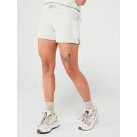 Adidas Sportswear Womens Linear French Terry Shorts - Green