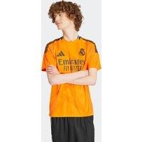 adidas Mens Real Madrid Away Shirt 2024 2025 Adults Domestic Crew Neck