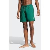 Adidas Mens Adicolor Solid 8In Swim Shorts