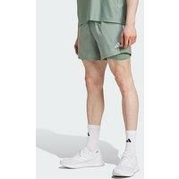 adidas Men/'s Own The Run Climacool 2in1 Short, Silver Green, XS