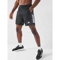 Adidas Mens Training Camo 3 Stripe Shorts